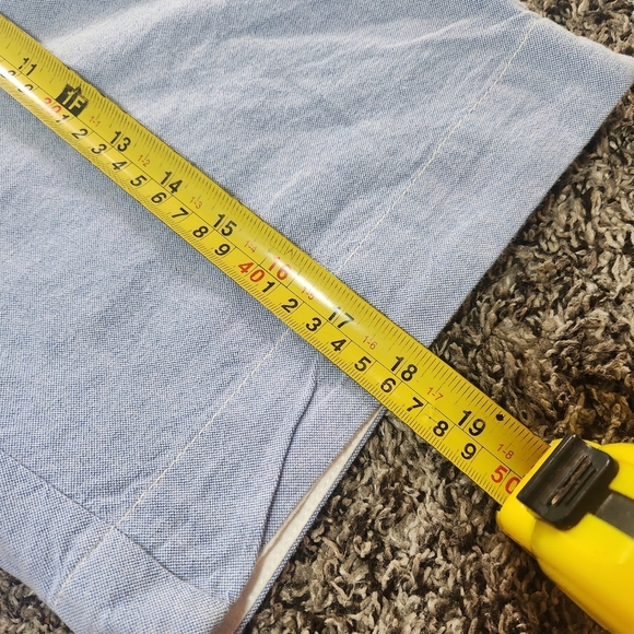 Columbia PFG Light Blue Cotton Chino Size 10L 10 Inch Inseam - Picture 12 of 15